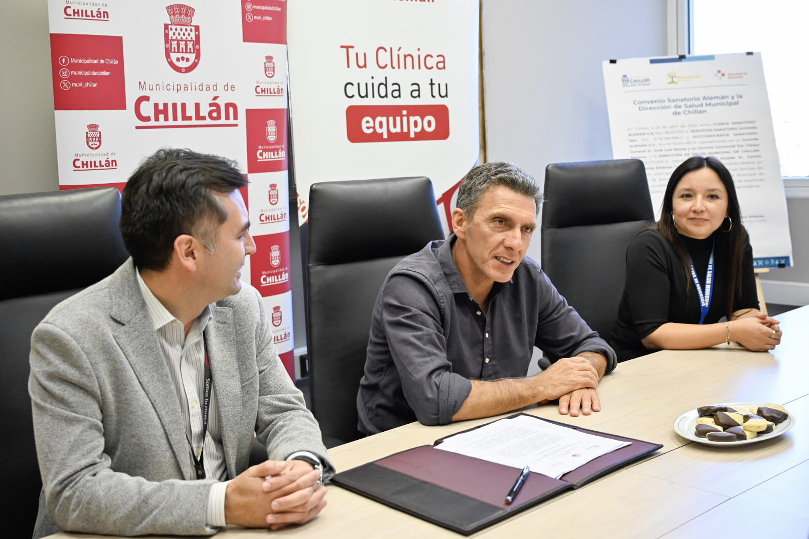 Bienestar municipal y de salud firman convenio con Clínica Sanatorio Alemán