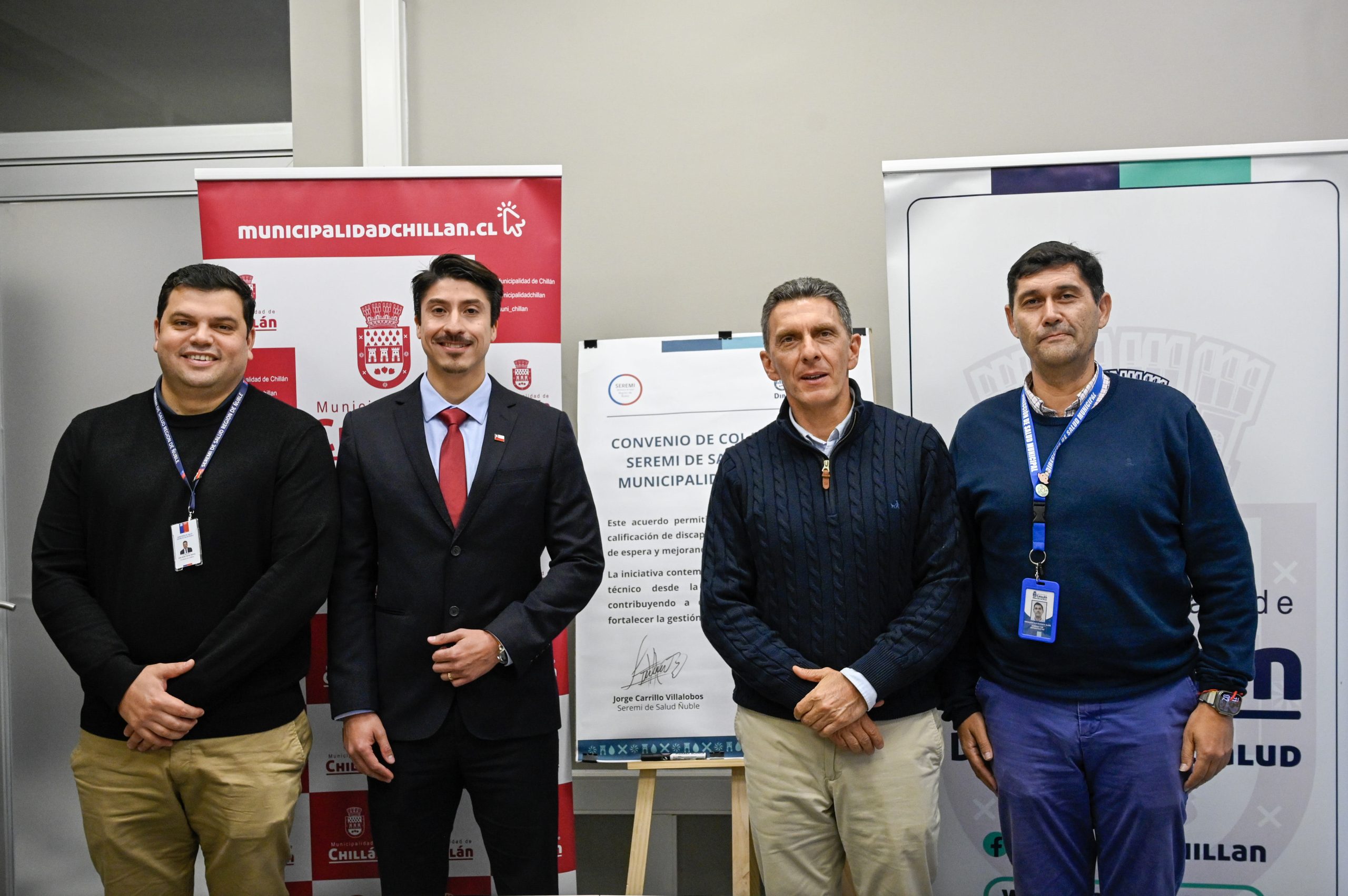 Seremi de Salud y Municipalidad de Chillán renuevan convenio para agilizar credenciales de discapacidad