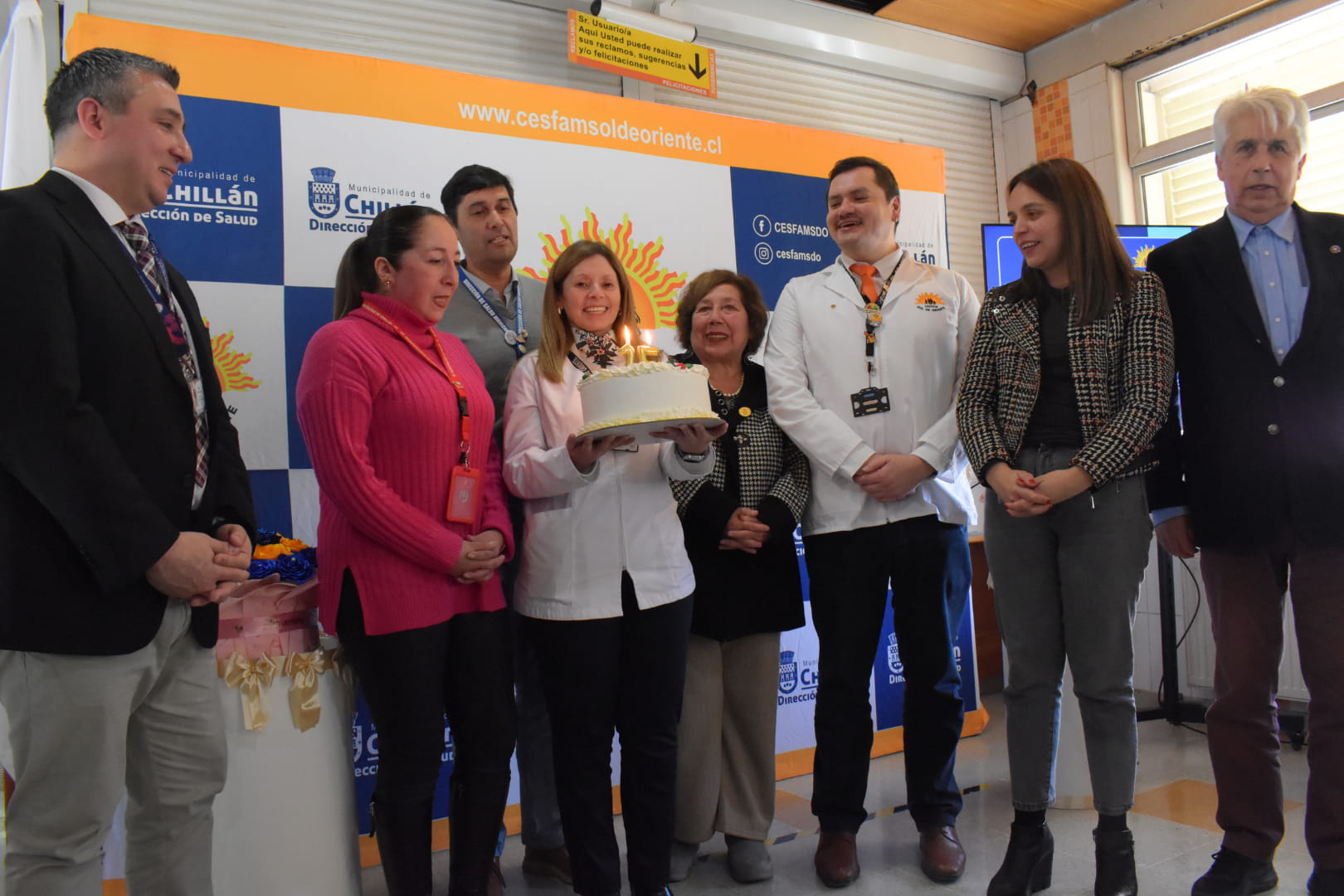 Cesfam Sol de Oriente conmemoró sus 15 años de vida reconociendo la trayectoria de sus funcionarios